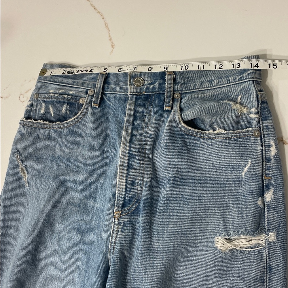 Agolde Distressed High Rise Jean | 27 (altered) - Picture 9 of 13
